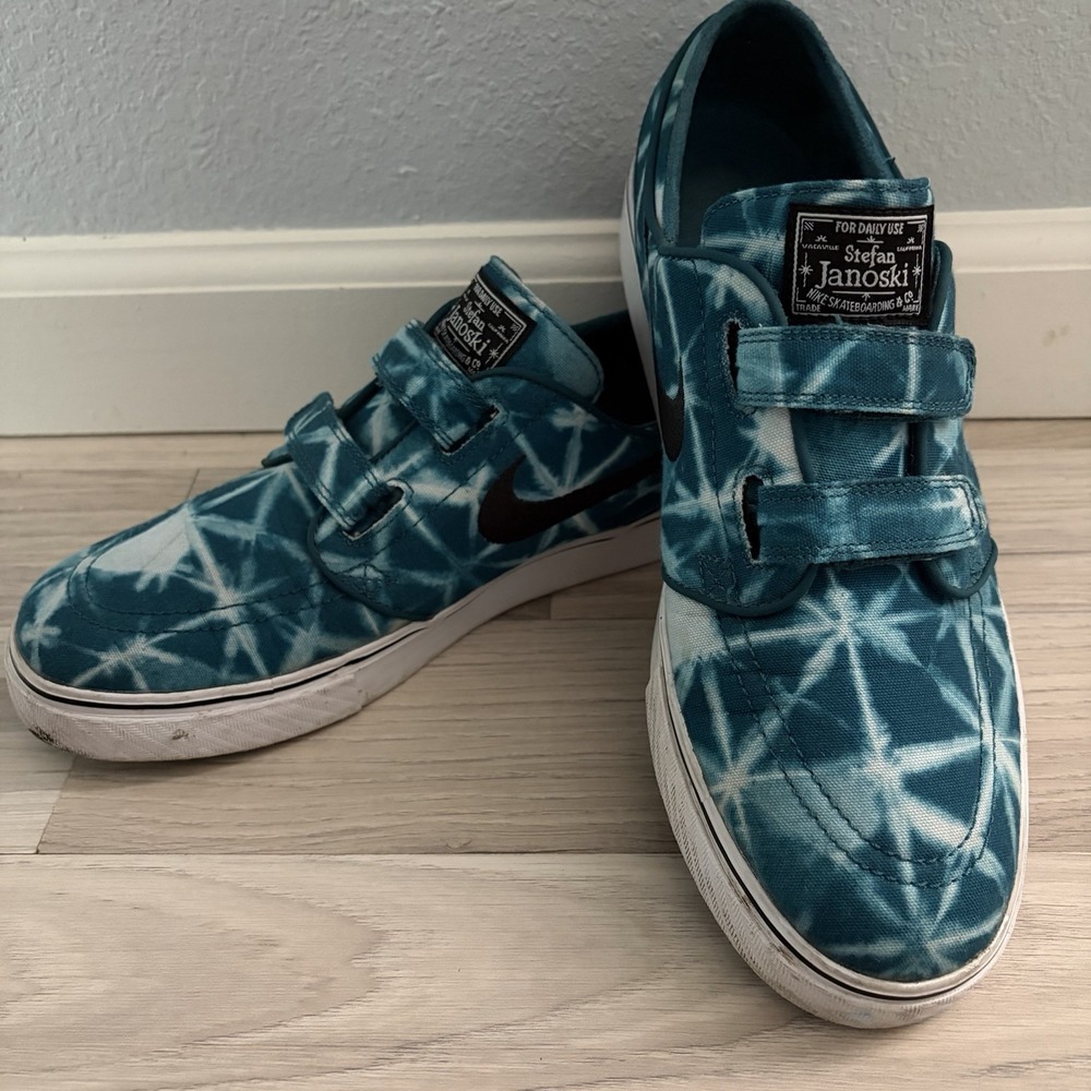 Nike SB Stephan Jamison AC Tie Dye Teal White Size 11 Men's